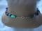 Antique and Vintage Glass Bead Necklace with sterling silver clasp (SOLD)