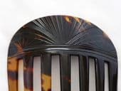 Antique Real Tortoiseshell Hair Comb - Japanese - Circa 1920 - Art Deco (sold)