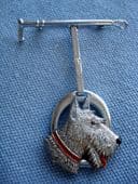 Art Deco Brooch - Terrier Dog by Charles Horner (Sold)
