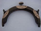 Art Deco Celluloid Handbag Frame - 1930s Purse Frame - Antique Evening Purse (SOLD)