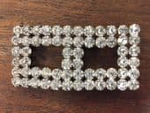 Art Deco Diamanté White Paste Slide Buckle or Ornament or Hat Decoration - French Circa 1920- 1930