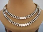Art Deco Diamante Collar - 1940s High Quality Costume Jewellery (SOLD)