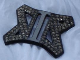 Art Deco Diamante set Celluloid Buckle or Hat Trim Circa 1930's