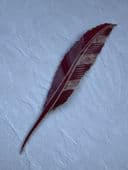 Art Deco Hat Trim - Celluloid Feather Sew-On Hat Ornament