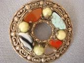 Attractive Vintage Miracle Brooch with Open Centre