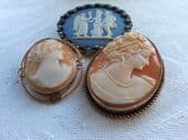 CAMEO BROOCHES AND PINS