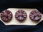 Chocolate Plastic Buttons