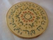 Classic 1950's Powder Compact by Vogue Vanities - Floral Pattern (Sold)