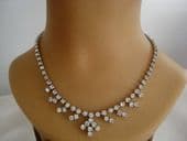 Classic Art Deco Revival Diamante Necklace    (SOLD)