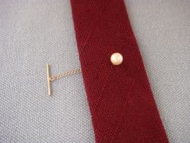 Classic Cultured Pearl and 9ct Gold Tie Pin or Tack (sold)