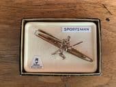 CricketerTie Clip - Vintage Cricket Tie Pin by Stratton, England