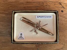 CricketerTie Clip - Vintage Cricket Tie Pin by Stratton, England