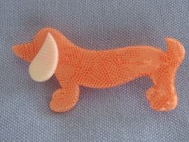 Dachshund Dog Pin By Lea Stein of Paris (Sold)