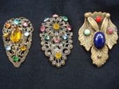 DELIGHTFUL DRESS CLIPS - ART DECO DRESS CLIPS  1920s, 1930s,1940s and 1950s