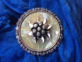 Edelweiss Scarf Ring - 1950s Scarf Clip