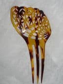 Edwardian Haircomb - Faux Tortoiseshell (sold)