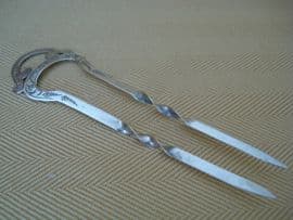 Edwardian Silver Haircomb Hallmarked 1904 (SOLD)