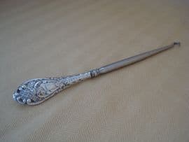 Edwardian Silver Handled Buttonhook - Hallmarked 1907 (SOLD)