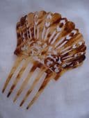 Edwardian to 1920's Faux Tortoiseshell Haircomb (SOLD)