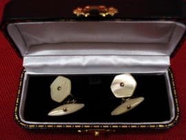 Edwardian to 1920's Mother of Pearl Cufflinks (SOLD)