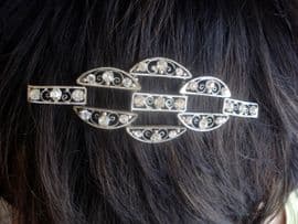 Edwardian to 1920s Hair Ornament - Diamante Diadem or Sew-on trim (SOLD)