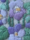 EMBROIDERED BROOCHES   1900s - 1960s
