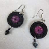 Erstwilder Australia Limited Edition Record Drop Earrings  - New in Box