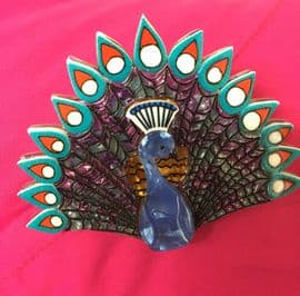 Erstwilder Brooch - Penelope Peacock - Limited Edition Resin Pin from Australia (SOLD)