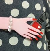 Erstwilder Nail Art Brooch - "Lacquer de Rouge" Pin Red Nail Varnish Hand Brooch
