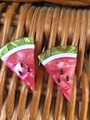 Erstwilder Watermelon Wedges Earrings Brand New in Box - limited edition pierced fitting earringSOLD
