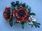 FLOWER BROOCHES AND CLIPS - PICK OF THE BUNCH -  ANTIQUE,VINTAGE & RETRO PINS - CLICK HERE TO BROWSE