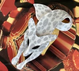 Fox Brooch by Lea Stein Paris - Silver Sparkle Fox Pin