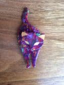 Gorgeous Cat Pin by Lea Stein - unusual colour mix - Attila the Cat (sold)