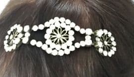 Hair Ornament-Edwardian to 1920s - Diamante Diadem or Sew-on trim