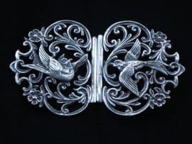 Hallmarked Silver Nurses Buckle in the Victorian Style (SOLD)