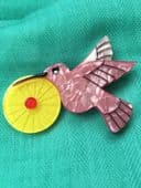 Hummingbird Pin by Erstwilder - The Humble Hummingbird Brooch