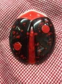 Ladybird or Ladybug Brooch by Lea Stein Paris (Sold)
