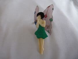 Lea Stein of Paris, Butterfly Fairy in Green Frock (SOLD)