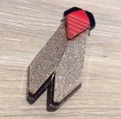 Lea Stein of Paris - Cicada Brooch - Art Deco Revival (SOLD)