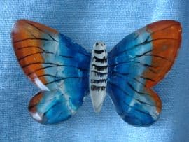 Lucite Butterfly Brooch - 1940's Era - (SOLD)