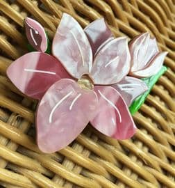 Magnificent Magnolia Brooch by Erstwilder - Vintage Style Flower Brooch