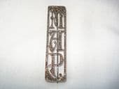 MAP   1920's - 1930's Silver and Marcasite Initials Brooch 'MAP' (SOLD)