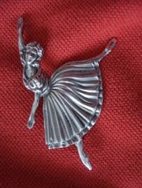 Massingham Silver Ballerina Brooch -1940's Era  (SOLD)