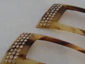 Matching Pair of Hair Combs - Edwardian - 1920s (Sold)