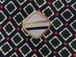 Mother of Pearl Square Tie Tack - Circa 1960s