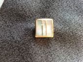 Mother of Pearl Square Tie Tack - Circa 1960s (Sold)