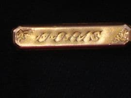 Name Brooch - 9ct Gold name pin 'DORIS' (SOLD)