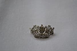 Naval Crown Brooch or Pin - Vintage '935' Silver and real Marcasite (SOLD)
