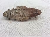 NELLIE -Silver Name Pin - Late Victorian Birmingham 1900