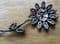 Nicky Butler Jewelled Flower Costume Brooch  - Butler and Wilson  1980s designer costume jewellery